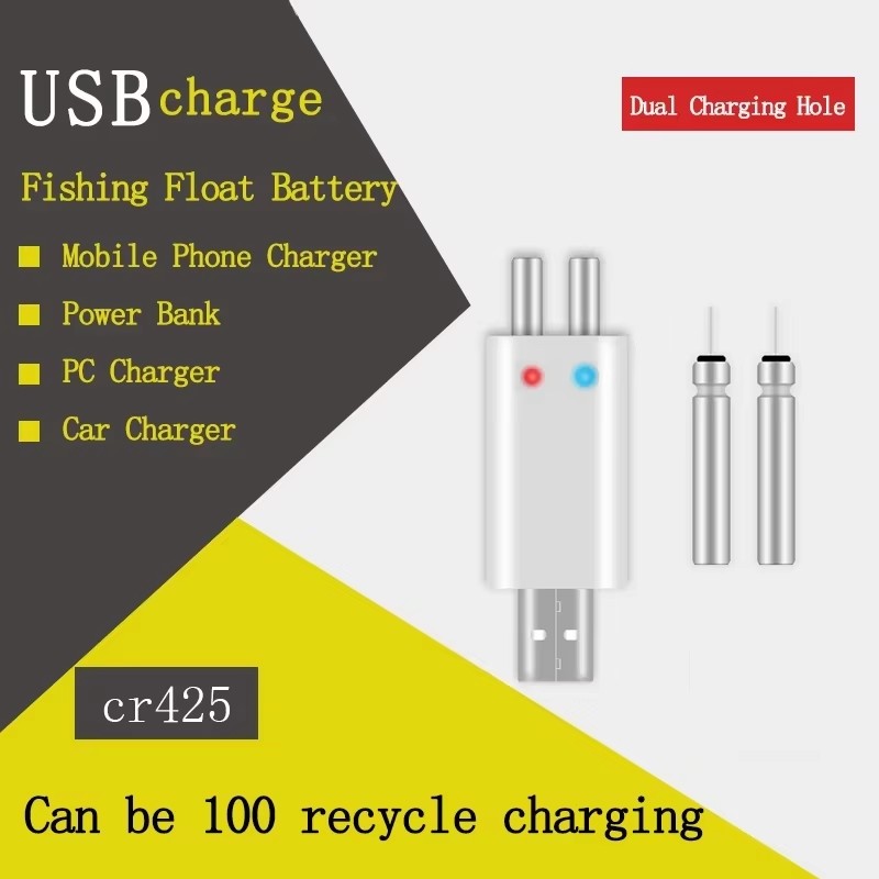 Rechargeable CR425 CR322 Batte - Fish Finder Charger ulasan dan harga