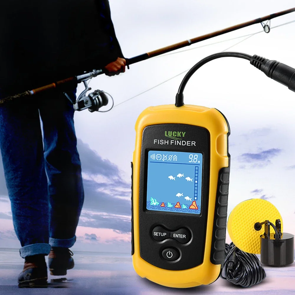 Lucky LCD Color Screen Portabl - Fishing Depth Finder ulasan dan harga