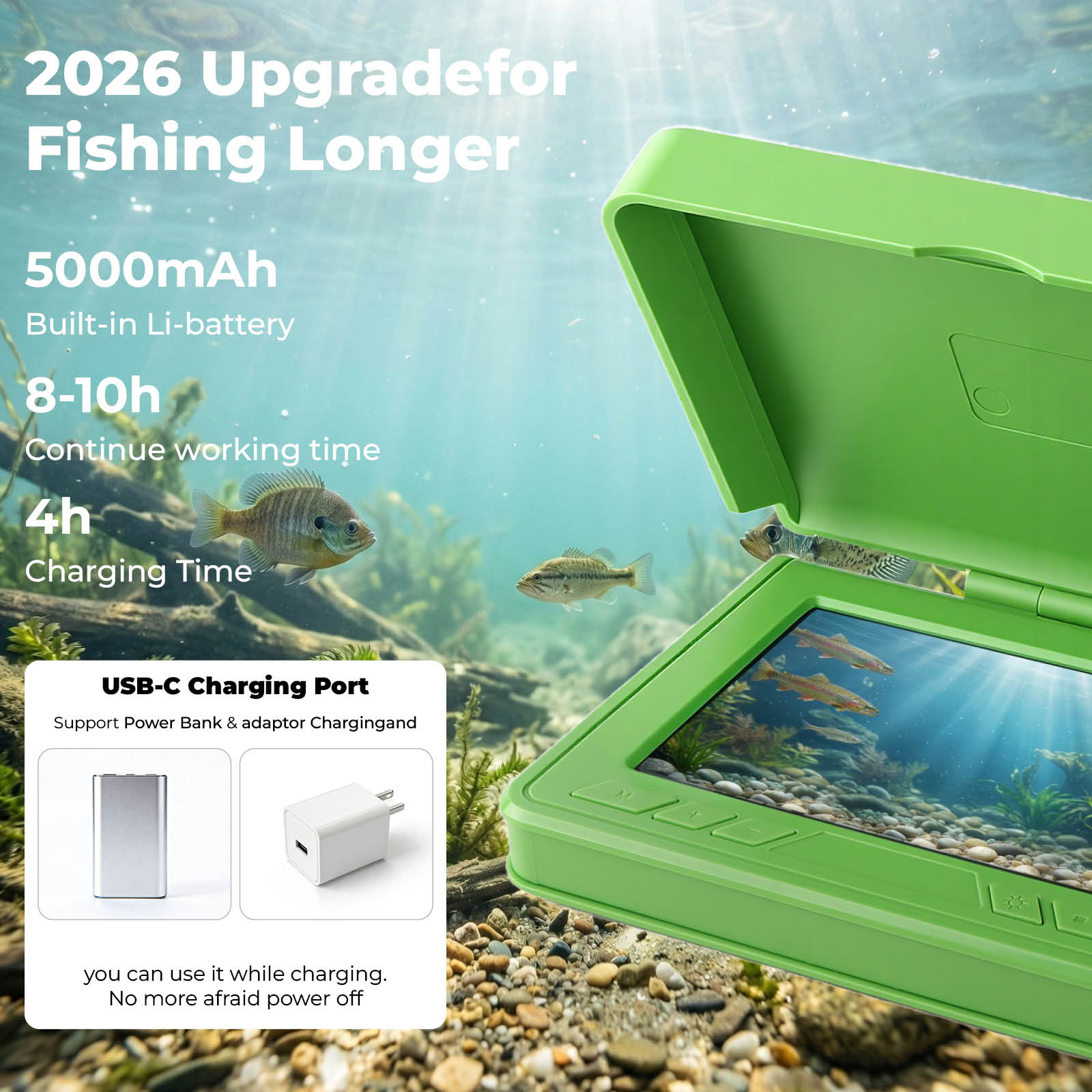 Portable Underwater Visual Fis - Fish Finder Portable ulasan dan harga