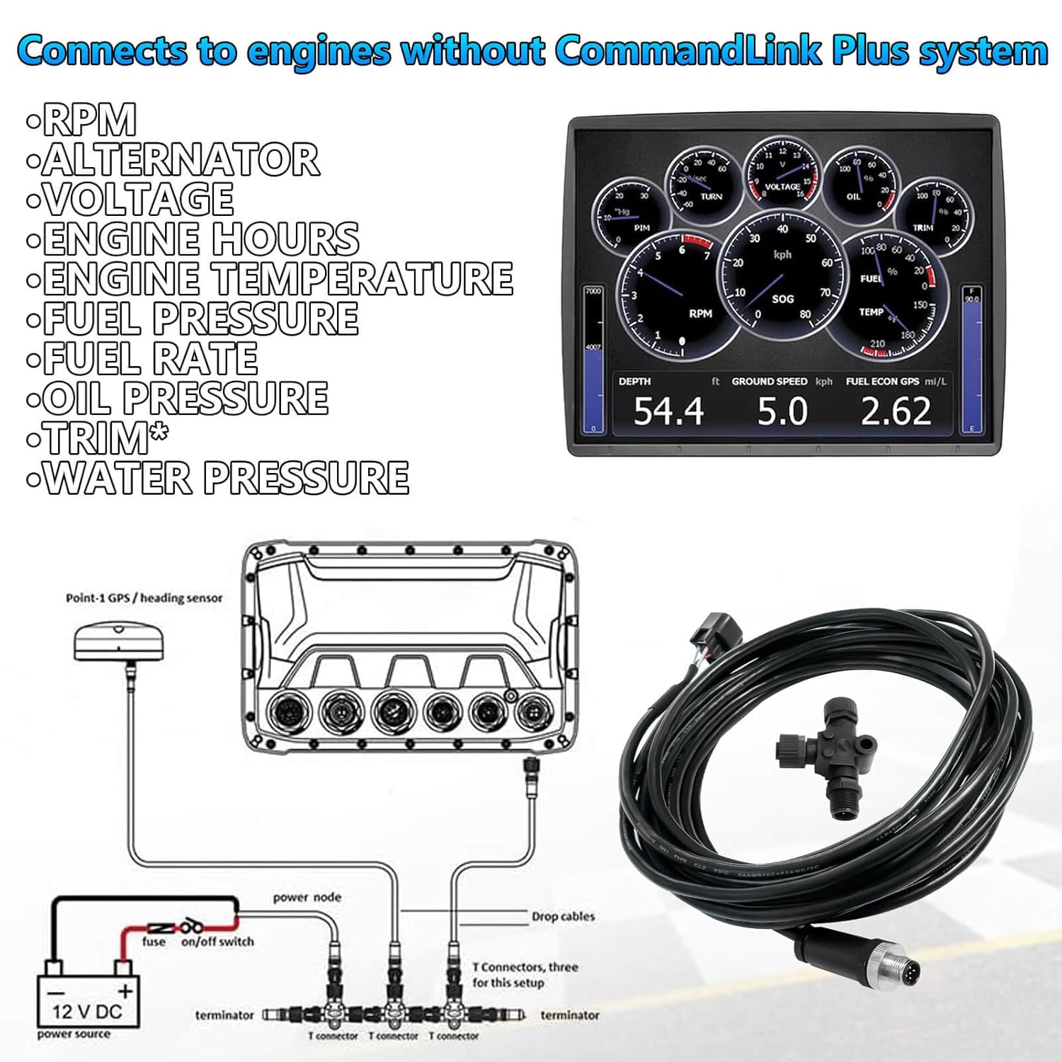 Engine Interface Cable NMEA200 - Fish Finder Cable ulasan dan harga