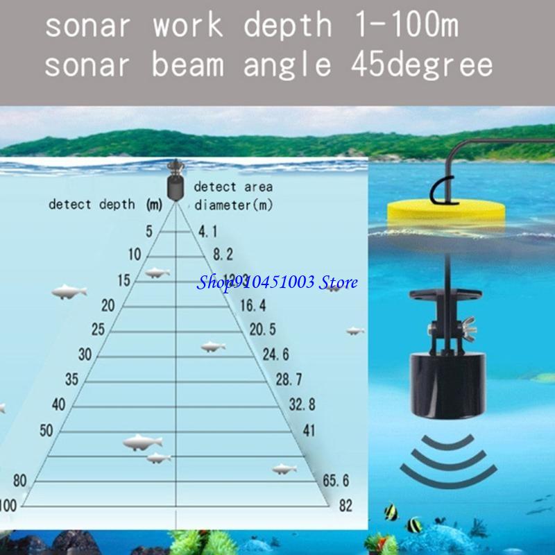 77HC Portable Fish Finders wit - Fishing Depth Finder ulasan dan harga