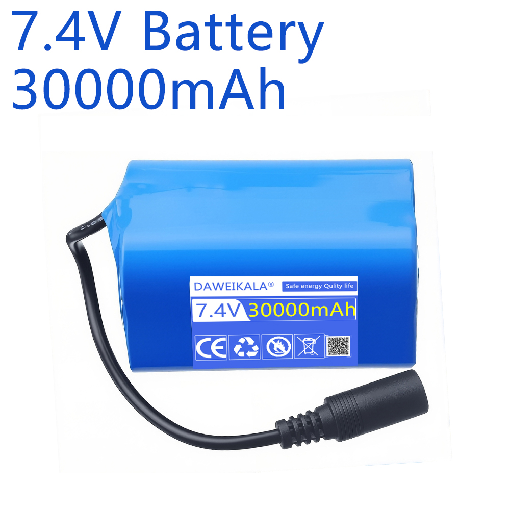 7.4V 30000mAh Battery with USB - Fish Finder Charger ulasan dan harga