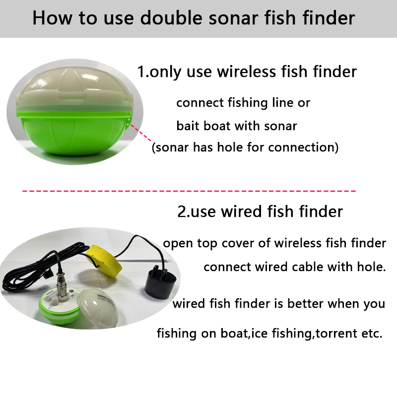 Portable Bluetooth Wireless So - Fishing Depth Finder ulasan dan harga